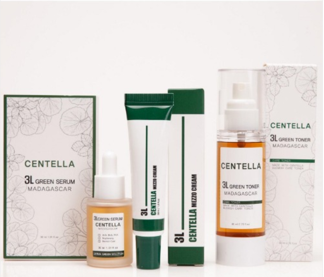 3L Centella Green SET Toner + Serum + Mezzzo Cream + Spot Cream