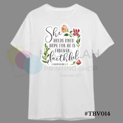 T-shirt Bible Verse #TBV014