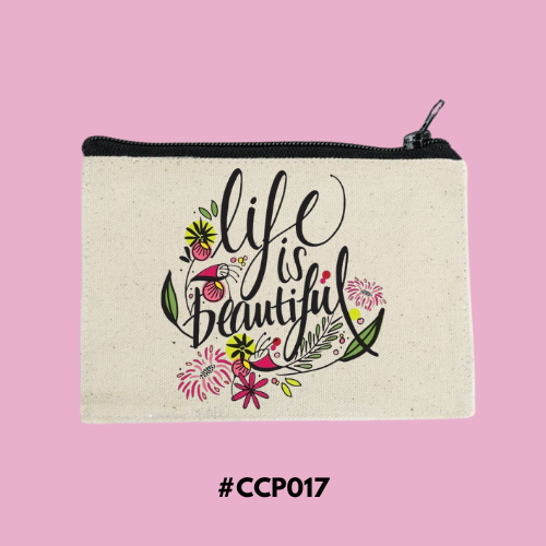 Canvas Coin Purse #CCP017