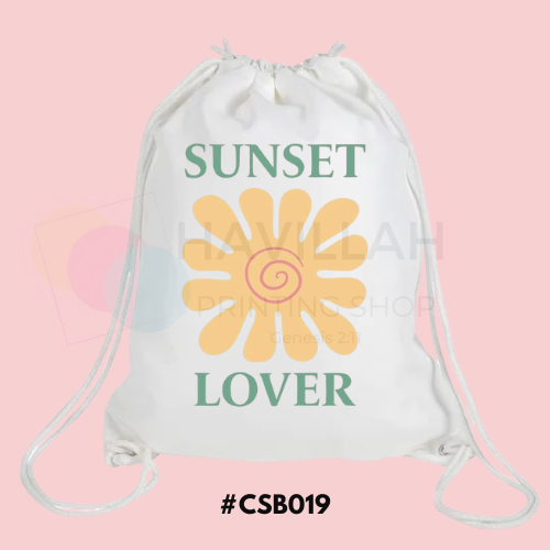 Canvas String Bag #CSB019