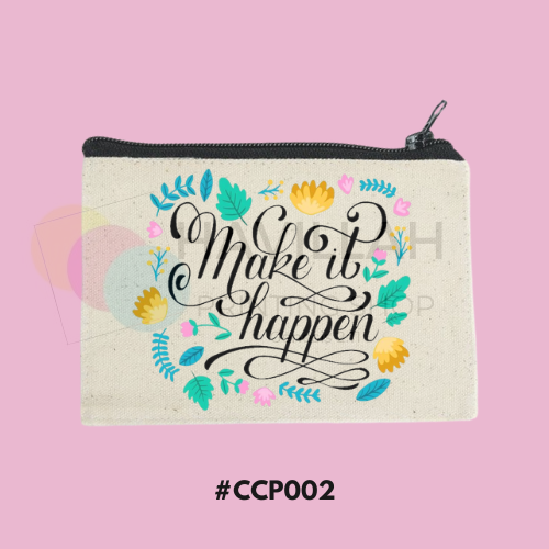 Canvas Coin Purse #CCP002