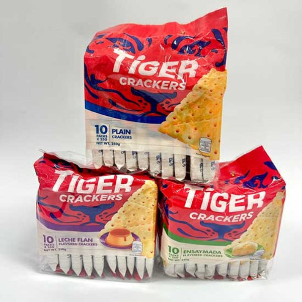 Tiger Crackers Plain/Ensaymada/Leche flan