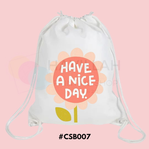 Canvas String Bag #CSB007