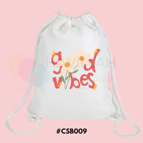 Canvas String Bag #CSB009