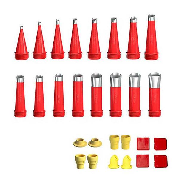 Silicone nozzle cap connection nozzle caulking Gucci stainless steel nozzle full set of 28 types