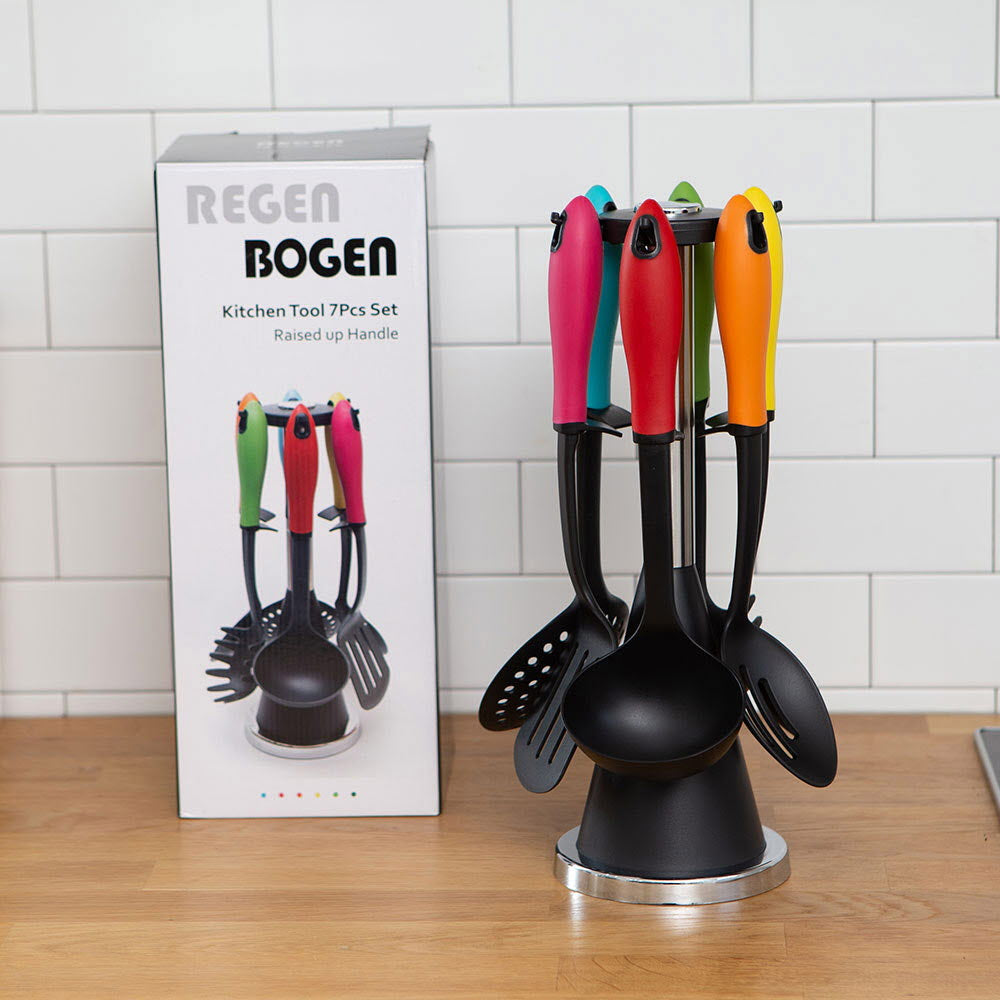 TOTORI LIVING REGENBOGEN SILICONE KITCHEN HANGER SET