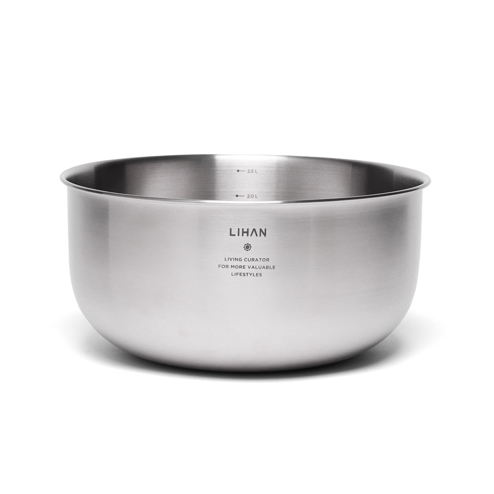 Bone stainless steel mixing bowl 18cm