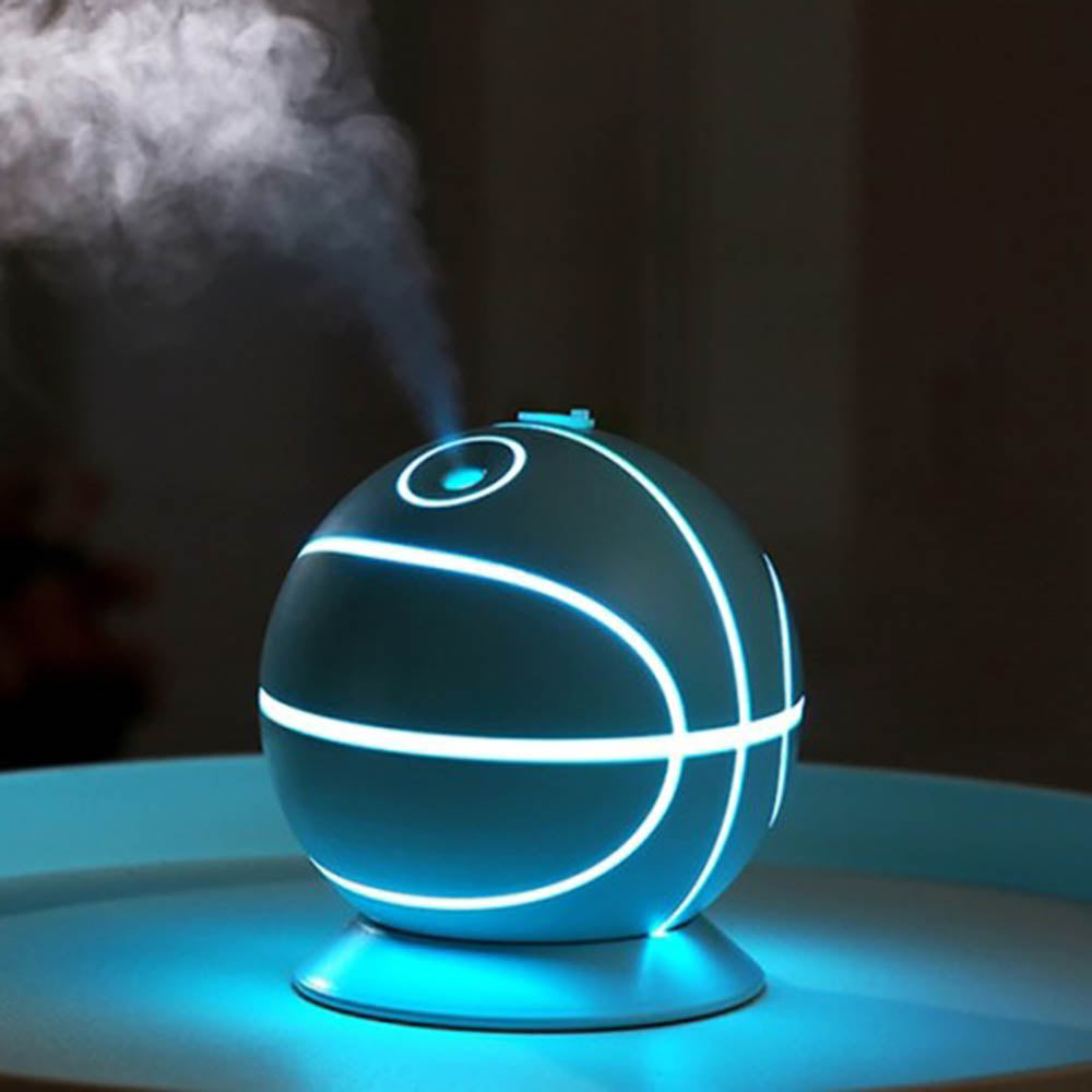 Wireless LED basketball humidifier low noise rechargeable mini humidifier