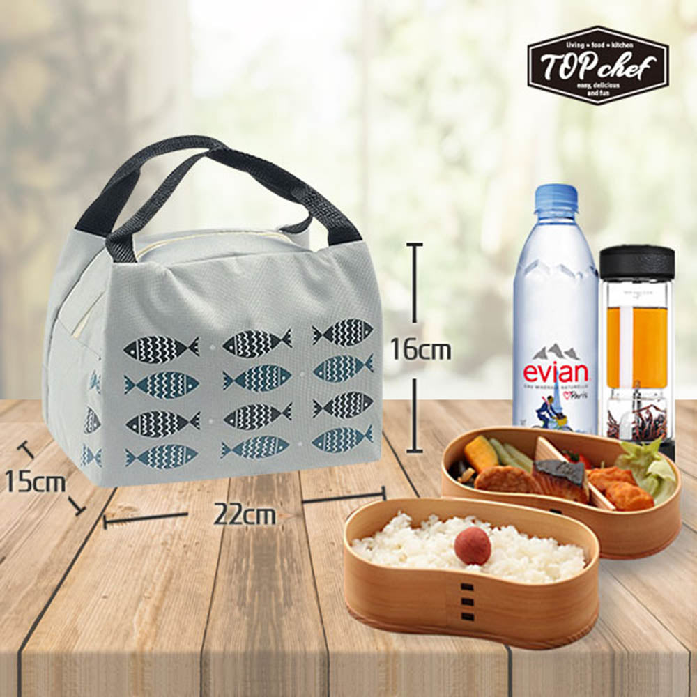 (OPP) Top Chef insulated lunch box bag (zipper type)